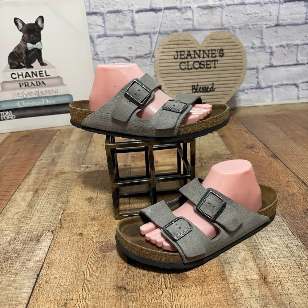 Birkenstock Arizona Desert Buck Whale Gray Nubuck Regular size 43